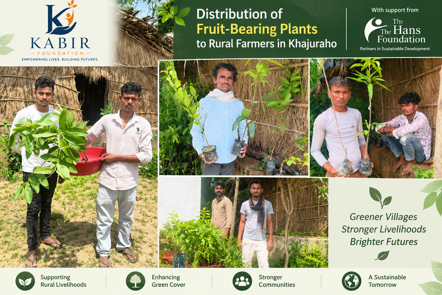 Distribution of Fruit-Bearing Plants to Rural Farmers in Khajuraho